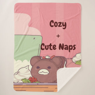 Cosy nap sherpa blanket