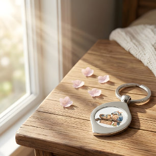 Cosy Nest Family – Mama Bird Metal Keychain