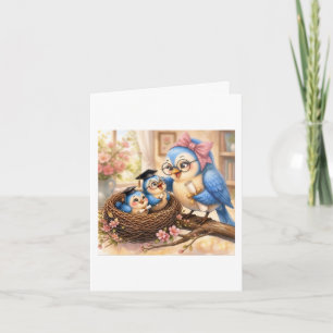 Cosy Nest Graduation Folded Greeting Card