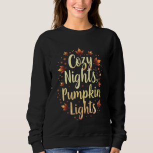 Cosy Nights, Pumpkin Lights Sweatshirt