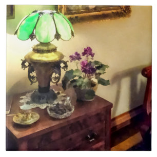 Cosy Parlour with Flower Petal Lamp Tile