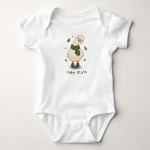 Cosy Personalised Fall Cartoon Design Baby Bodysuit