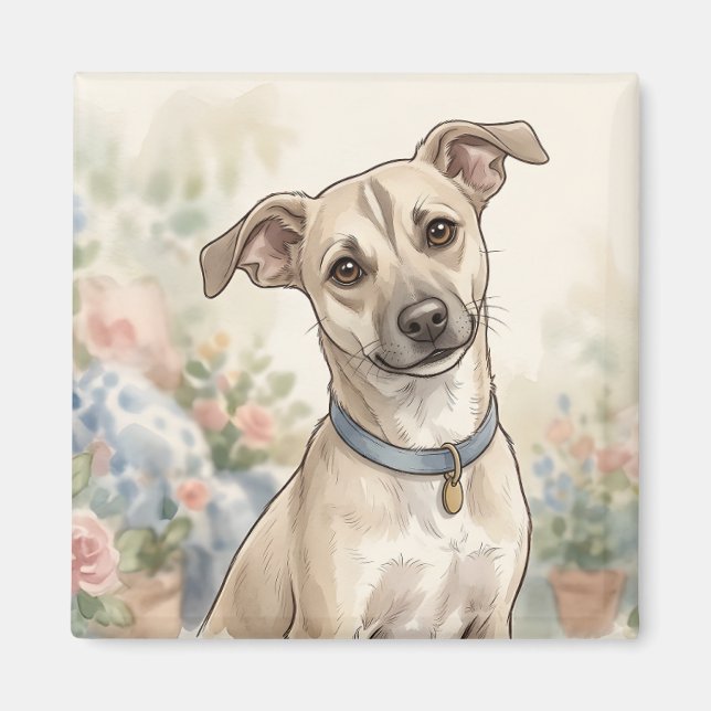 Cosy Pet Lover Design LinaPawStudio Magnet (Front)