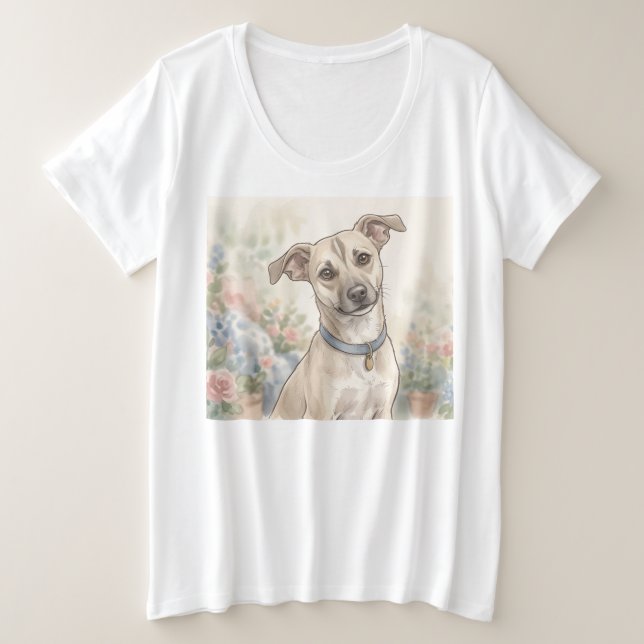 Cosy Pet Lover Design LinaPawStudio Plus Size T-Shirt (Design Front)
