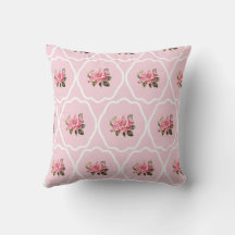 Cosy Pillow with rose and light pink colour