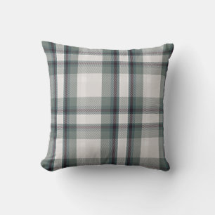 Cosy Plaid Winter Flannel Inspired Throw Pillow