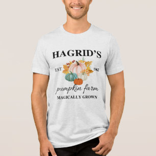 Cosy Pumpkin Patch Graphic T-shirt Tri-Blend Shirt