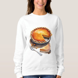 Cosy Pumpkin Pie Sweatshirt for Fall & Thanksgivin
