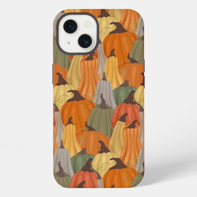Cosy pumpkins iPhone case (Back)