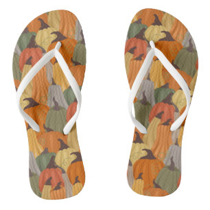 Cosy pumpkins jandals