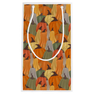 Cosy pumpkins small gift bag