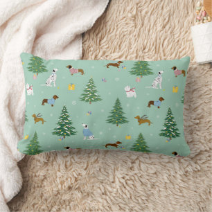 Cosy Pup Pastel Green Lumbar Cushion
