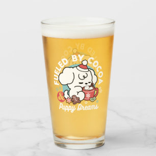Cosy Puppy Dreams – Hot Chocolate and Christmas Glass