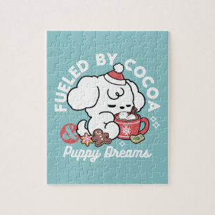 Cosy Puppy Dreams – Hot Chocolate and Christmas Jigsaw Puzzle