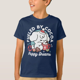 Cosy Puppy Dreams – Hot Chocolate and Christmas T-Shirt