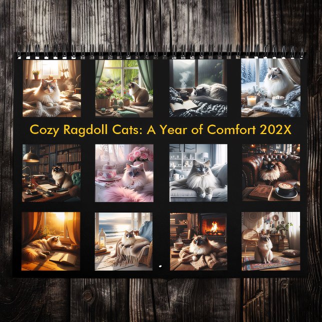 Cosy Ragdoll Cats: A Year of Comfort 2025 Calendar (Creator Uploaded)