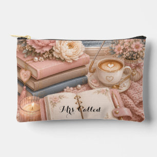 Cosy Rainy Day Floral Cosmetic Bag editable