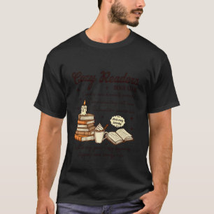 Cosy Readers Book-Club Autumn Season Bookish Libra T-Shirt