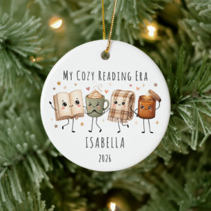 Cosy Reading Era Personalised Ornament
