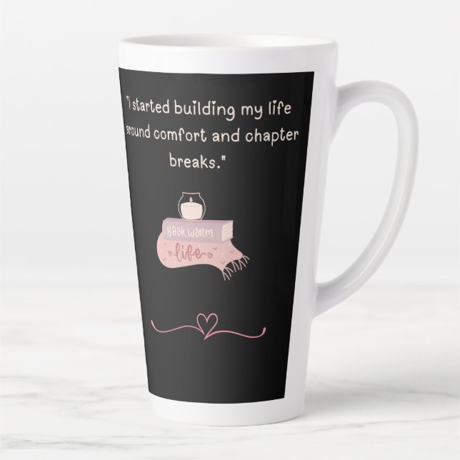 Cosy Reading Life Latte Mug (Right)