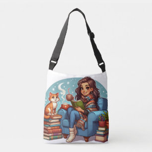 Cosy Reading Time Crossbody Bag