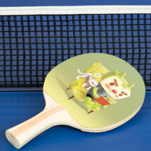 Cosy Reading Time with Pet Ping Pong Paddle