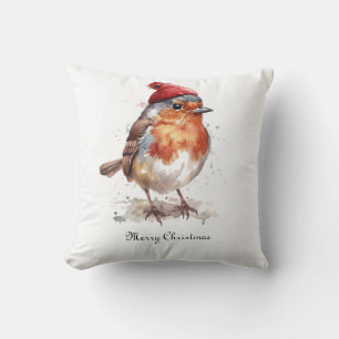Cosy Robin English Cottage Decor Cushion