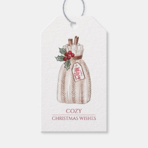 Cosy Rustic Christmas Holiday Gift Tags