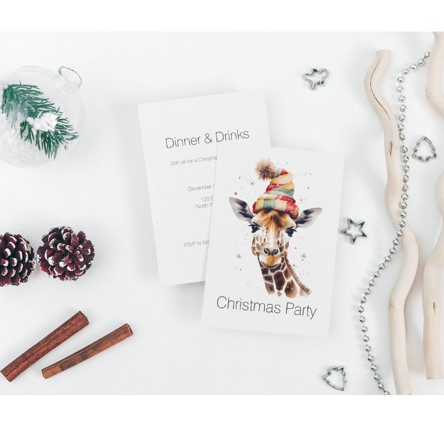 Cosy Safari Christmas, custom Invitation (Creator Uploaded)