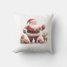 Cosy Santa Claus Decorative Pillow