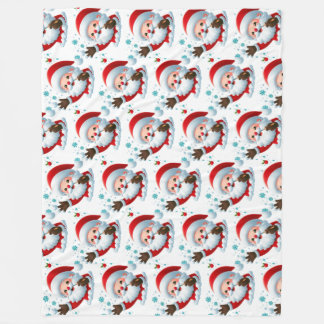 Cosy Santa Fleece Blanket