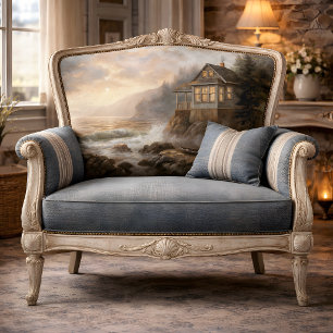 Cosy Seaside Cottage Glow Decoupage Tissue Paper