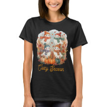Cosy Season Autumn Ghosts T-Shirt