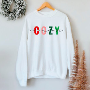 Cosy Season Cute Calligraphy Holiday Sweatshirt