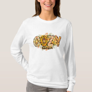 Cosy Season Floral Long Sleeve T-shirt