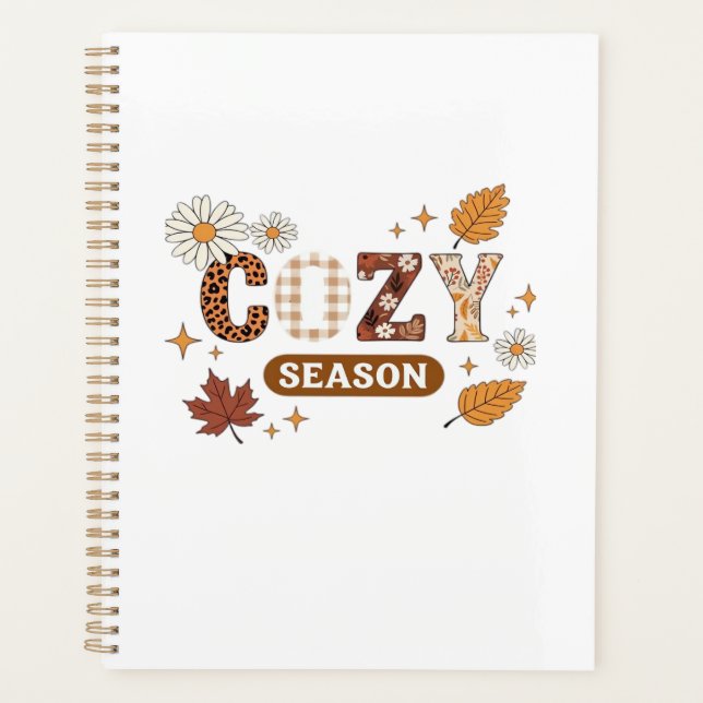Cosy Season Oversized T-Shirt Planner (Front)