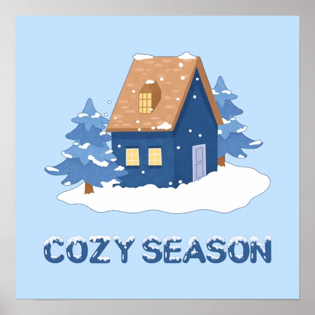 Cosy Season Winter Holiday Poster (Front)
