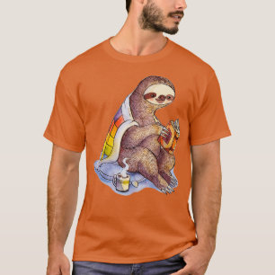 Cosy Sloth in Blanket T-Shirt