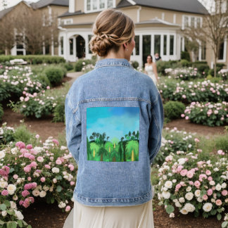 Cosy Storm sign Denim Jacket