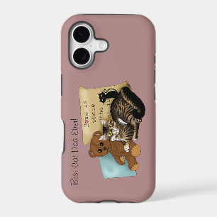 Cosy Tabby Pink Father's Day