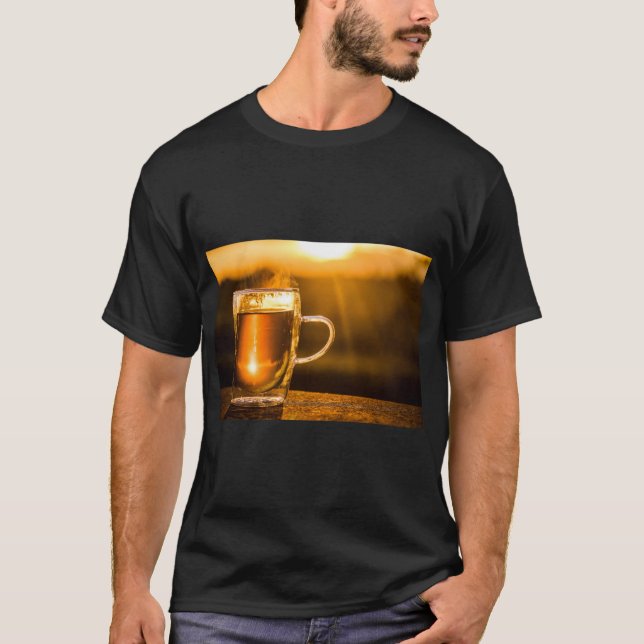 Cosy Teacup Tea Lover’s Print Tee (Front)