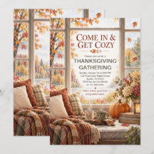 Cosy Thanksgiving Gathering Fall Party