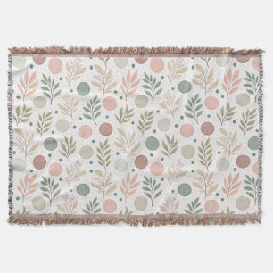 Cosy Throw Blanket with Classic Polka Dot Pattern