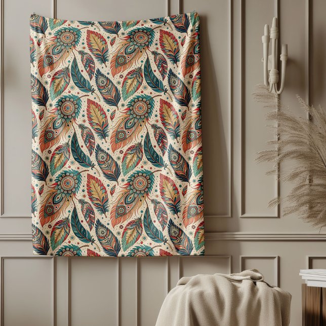 Cosy Tribal Ethnic Blanket Geometric Boho Patterns (Cozy Tribal Ethnic Blanket Geometric Boho Patterns)