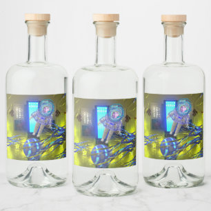Cosy Universe Mystery Liquor Bottle Label