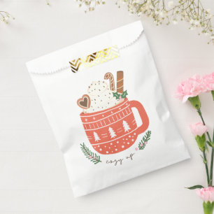 Cosy Up hot chocolate Christmas Favour Bags