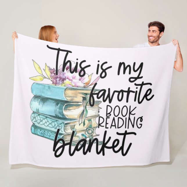 Cosy up with Your Favourite Book Fleece Blanket (In Situ)