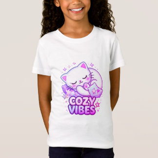 Cosy Vibe Cat Sticker | Cute Sleeping Cat T-Shirt
