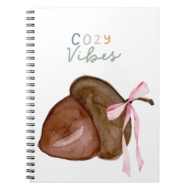 Cosy vibes notebook (Front)