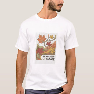Cosy vibes of fall with this Season of Change T-Shirt